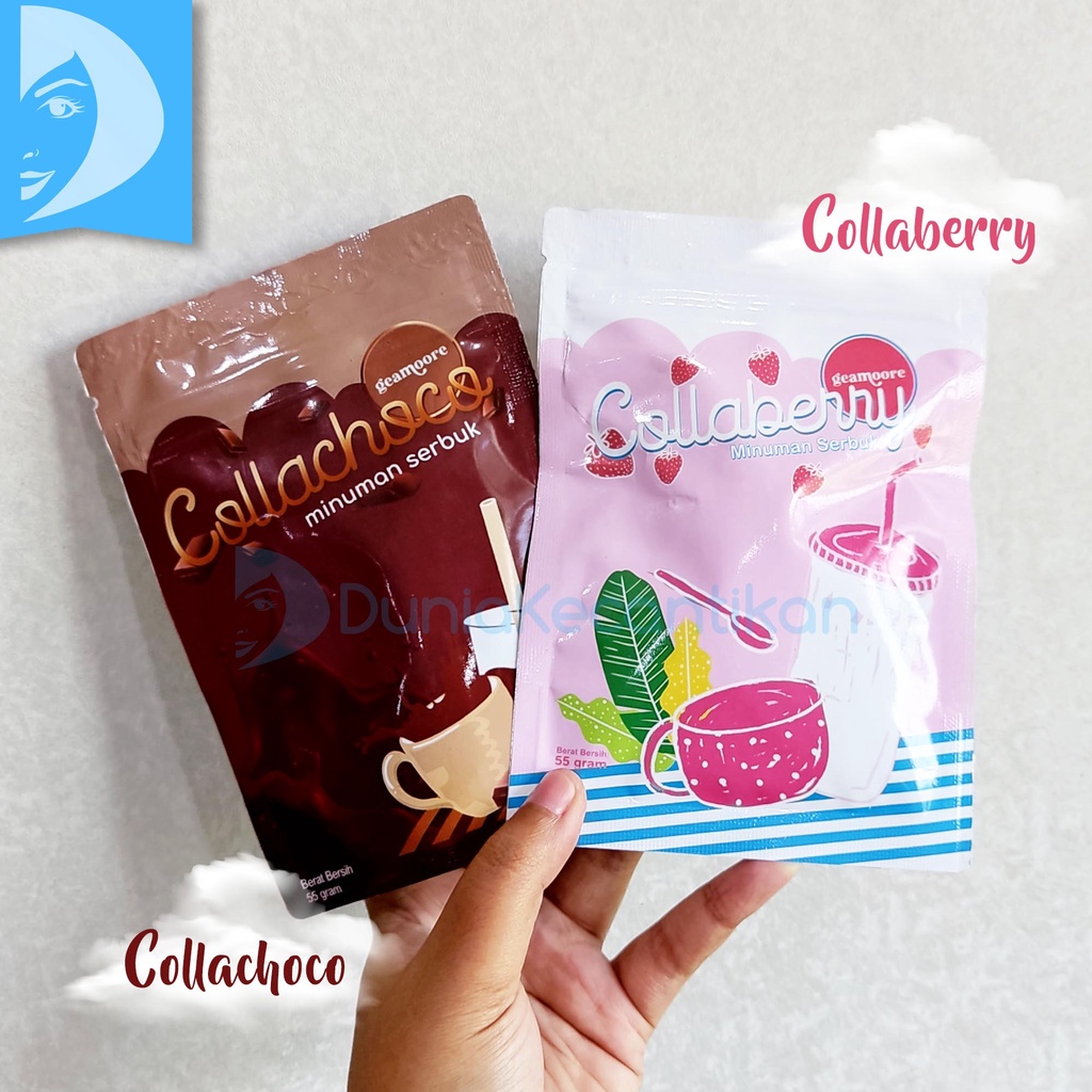 Geamoore Collagen Drink Collaberry / Collachoco Geamoore Minuman Serbuk Collagen