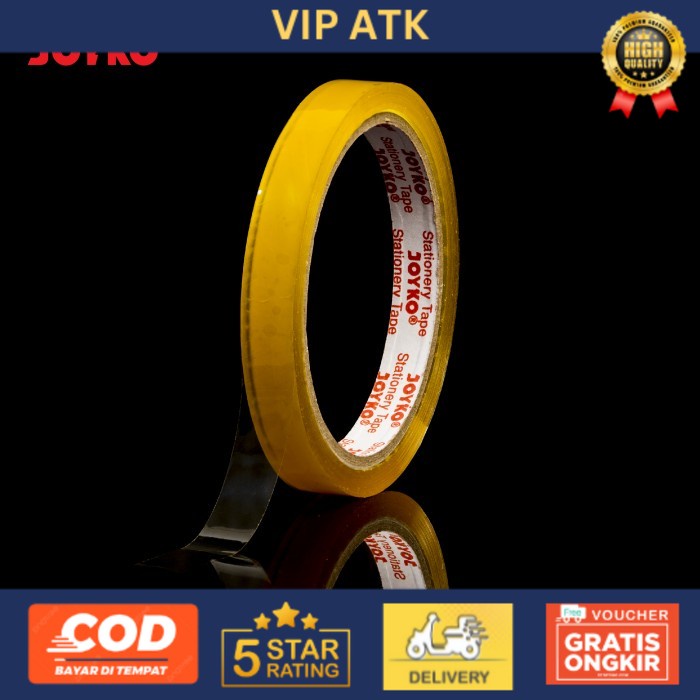 

Joyko Stationery Tape 12mm / Solatip Bening Joyko 12mm STT-31-R12 alat tulis kantor atk