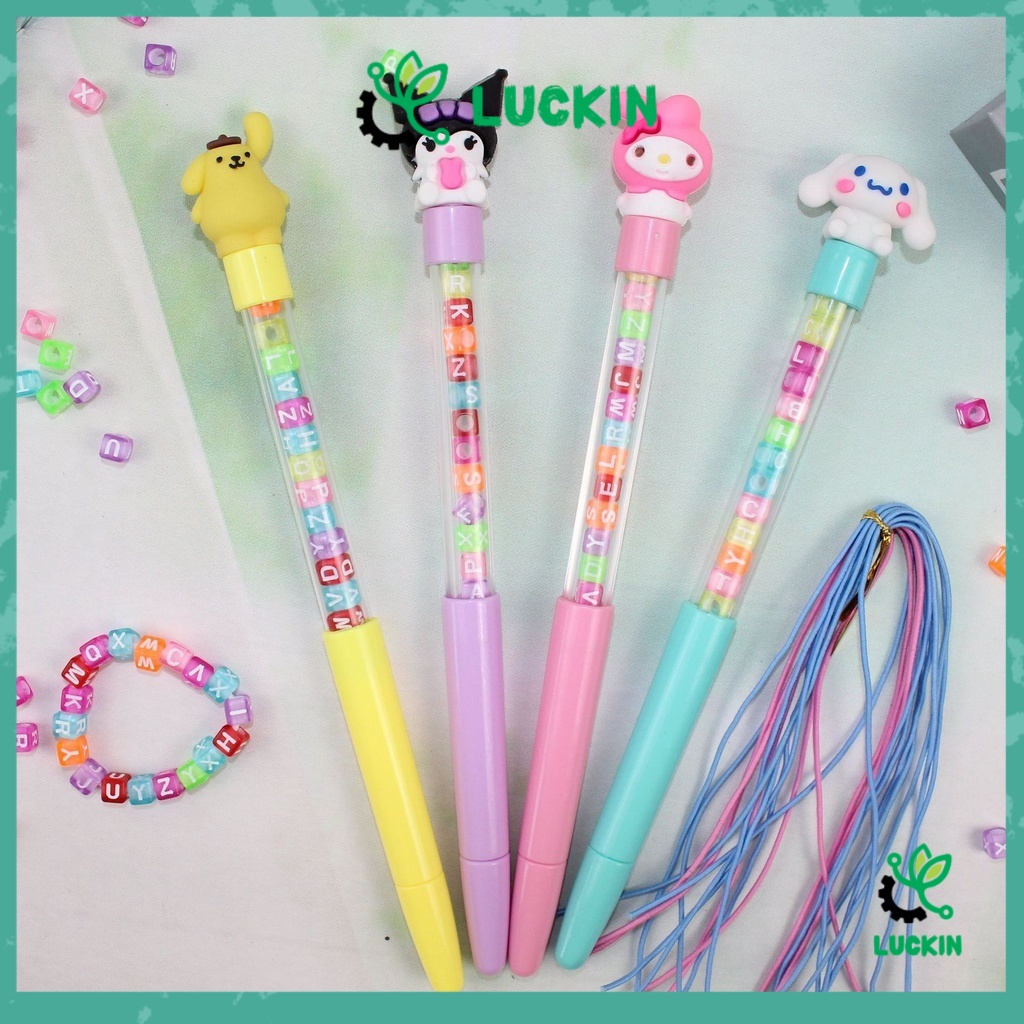 

Luckin Bolpen natal tinta hitam diy / Pulpen diy kekinian lucu karakter