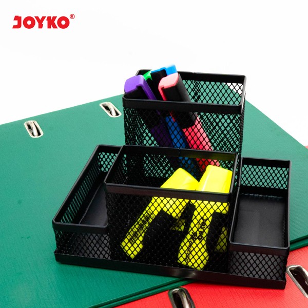 alat tulis kantor atk Joyko Desk Set Pen Holder Metal / Tempat Alat Tulis Besi Joyko DS-19