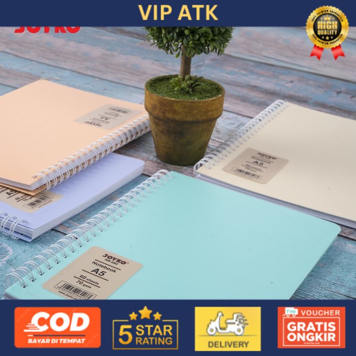 

Joyko Notebook Diary A5 60 Sheets / Buku Catatan Bergaris NB-680 alat tulis kantor atk