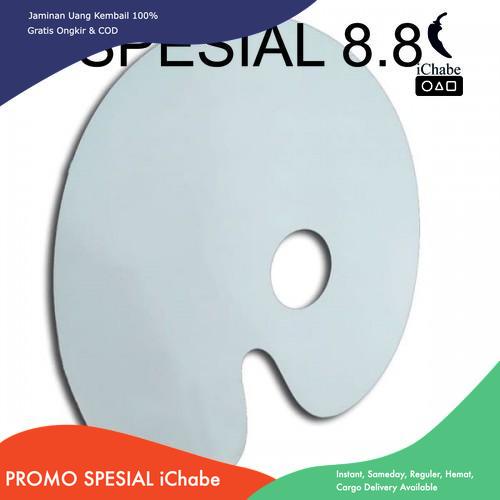 

[Bisa COD] AA Palet Lukis Triplek Oval Vtec / Colour Pallete Stationery