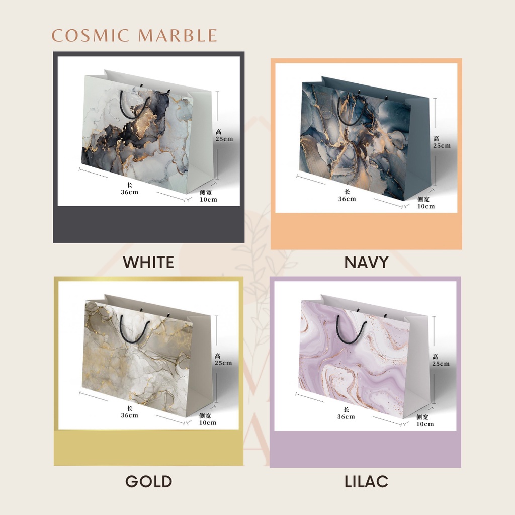 

RUMAH KRAVE - Cosmic Paperbag Marble Marmer Emas Gold