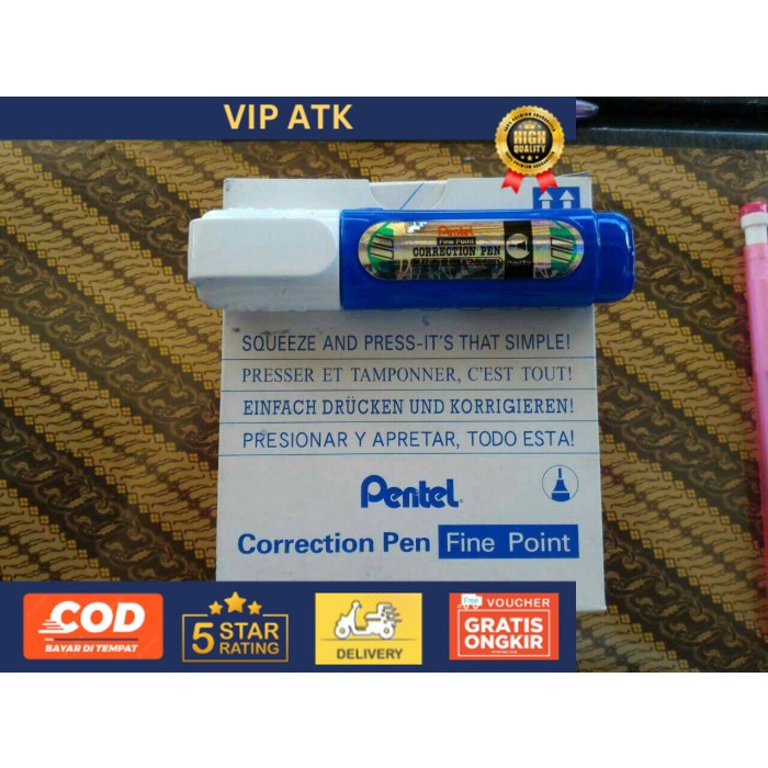 

Tip ex Pentel ZL-31w alat tulis kantor atk