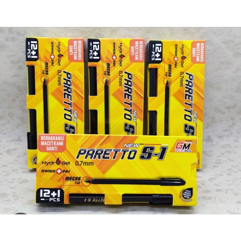 

Paretto Pulpen S-1 Satu Lusin isi 12 Pcs / 6 Pcs