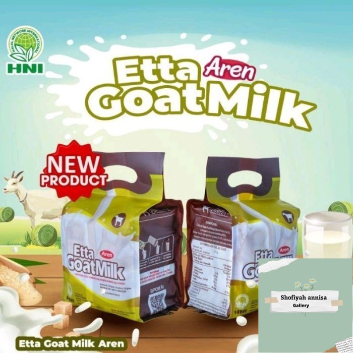 

ETTA GOAT MILK GULA AREN HNI HPAI / SUSU KAMBING ETAWA EXTRA GULA AREN