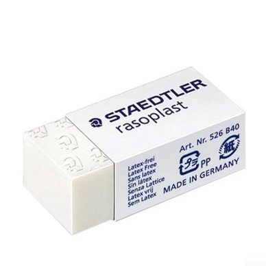 

Penghapus Pensil Kecil Staedtler Rasoplast B40 Putih