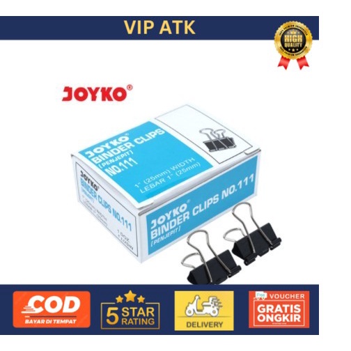 

Binder Clips / Penjepit Joyko No. 111
