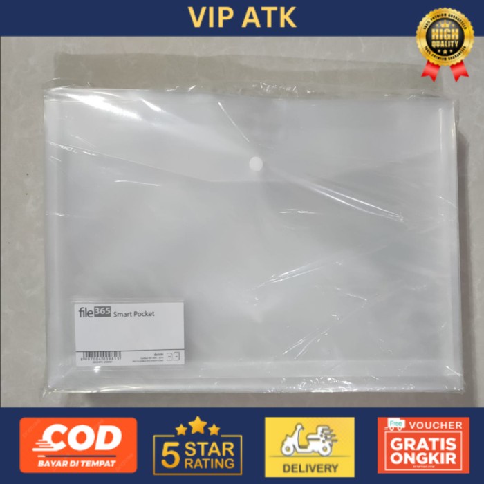 

Smart Pocket / Map Kancing File 365 Daiichi per Pack