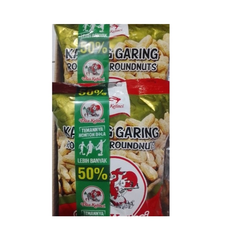 

Kacang KULIT Garing Dua Kelinci Bonus 50% ORIGINAL