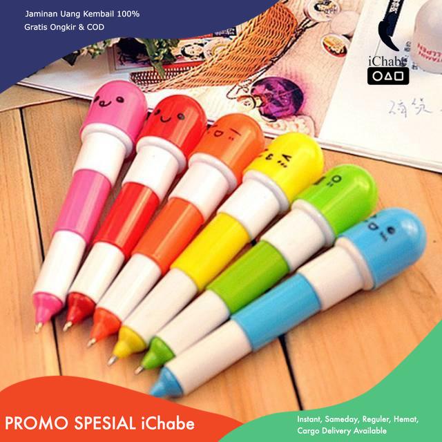 

[Bisa COD] MA Pulpen Kapsul Vitamin Tablet Pena Vitamin Ballpen Obat Kapsul Unik Pen Stationery