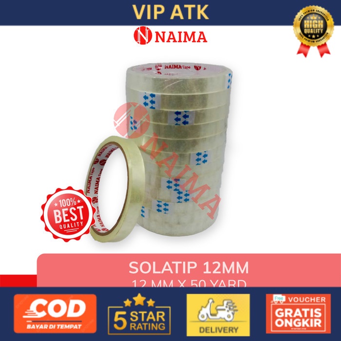 

ISOLASI SOLATIP BENING 1/2 Inch 12mm x 50 YARD SETARA DAIMARU