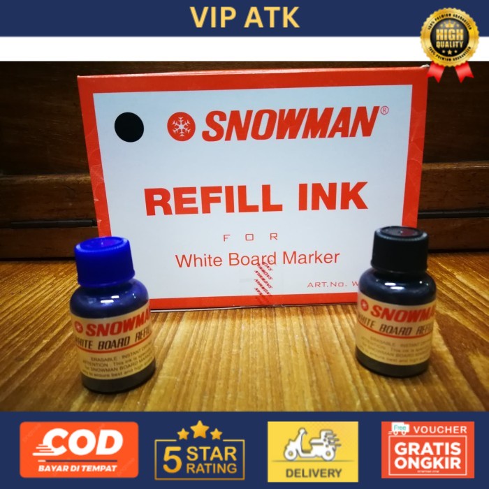 

REFILL/ ISI TINTA WHITE BOARD SNOWMAN - Hitam