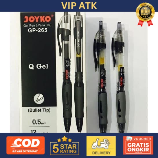 

PEN GEL JOYKO GP 265 / BOLPEN CETEK GEL Q GEL [LUSIN] - Yoeker