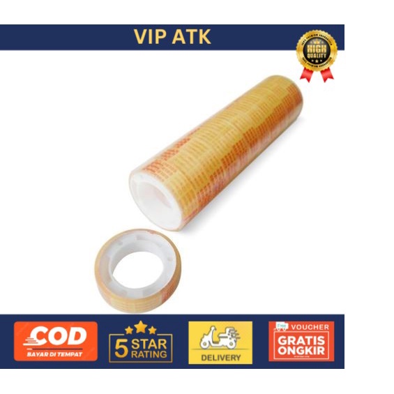 

ISOLASI SOLATIP KADO KECIL BENING GOLDTAPE (12 pcs)