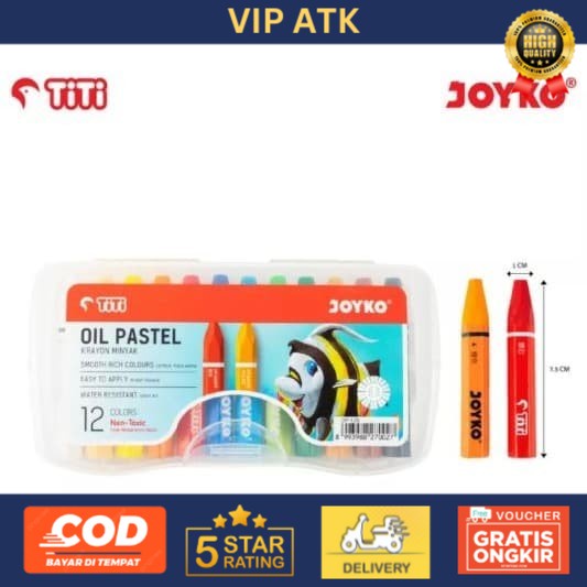 

CRAYON TITI 12 WARNA OIL PASTEL