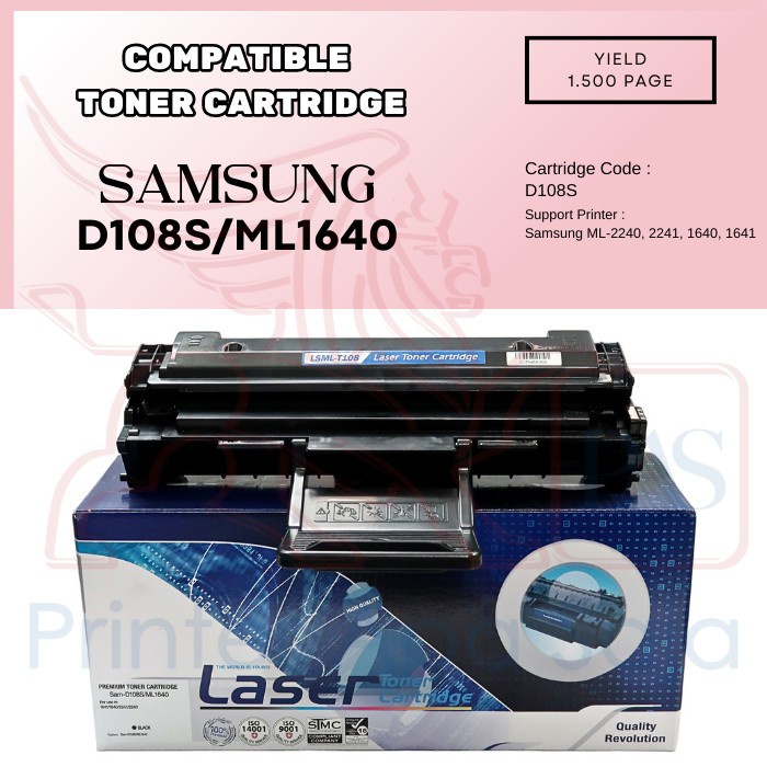COMPATIBLE TONER CARTRIDGE SAMSUNG D108S / ML1640 ML-2240