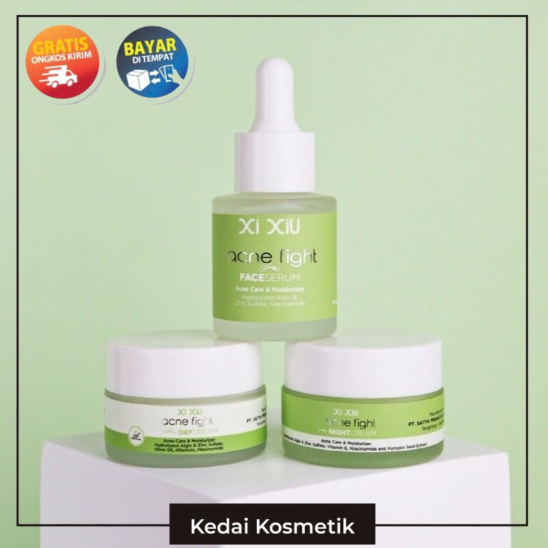(ACEH) XI XIU Acne Fight Day Cream | Night Cream | Serum Acne