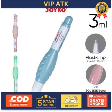 

(12Pcs) Tip Ex Cair Joyko Pastel CF-P236 / Correction Fluid Cair