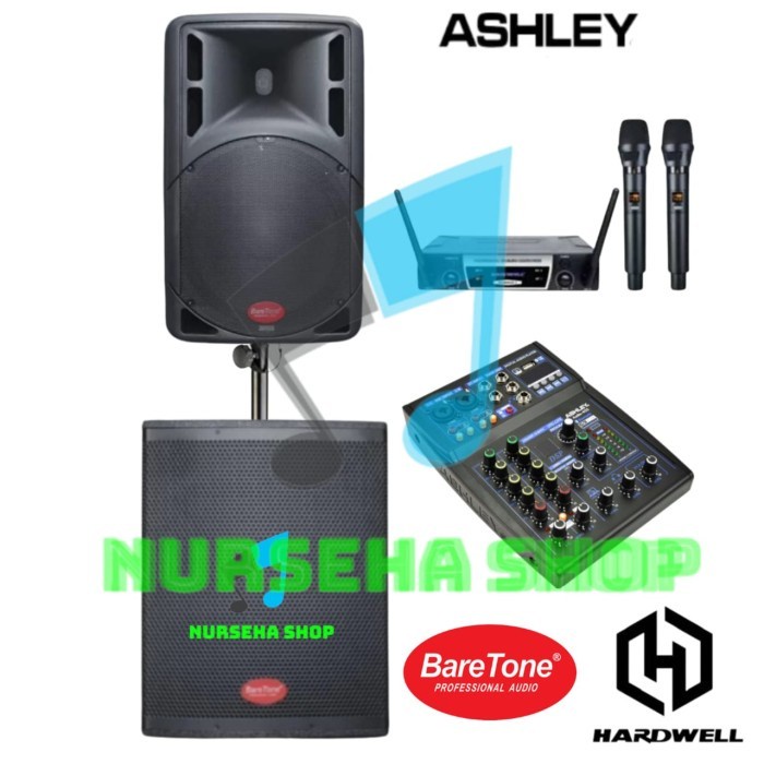 Paket sound system lapangan baretone 15rae plus sub 15 inch single