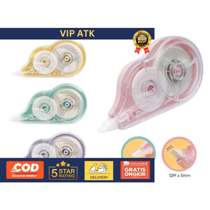 

TIPEX KERTAS JOYKO CT 522 PASTEL / CORRECTION TAPE / TIP EX PITA JOYKO