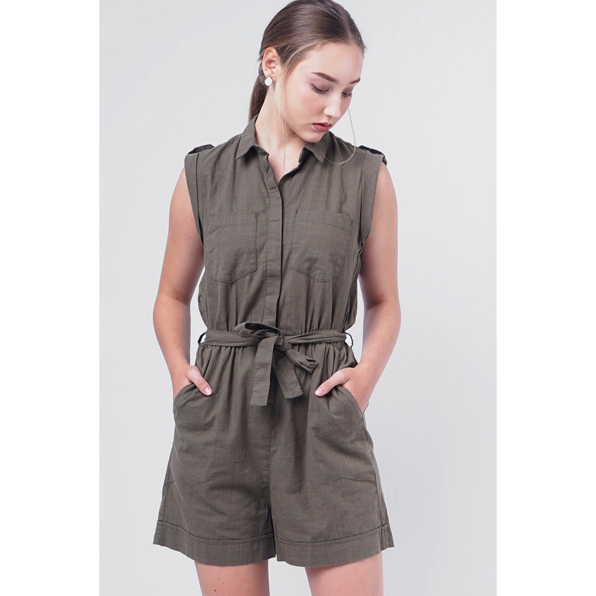 BodyTalk Jumpsuit Wanita Bonera Army Online 41063T5AR