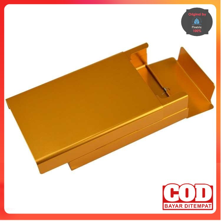 Kotak Wadah Bungkus Roko Aluminium Slider Case Box Roko - Kotak Roko - Tempat Roko - Wadah Roko