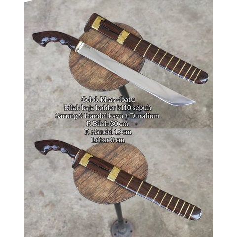 golok Berkebun premium baja bohler k110 khas cibatu