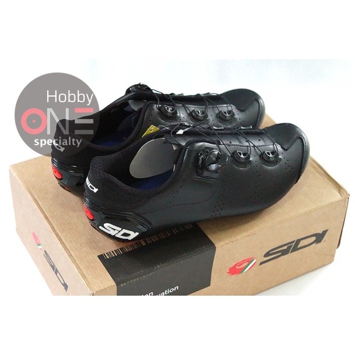 SIDI FAST BLACK BLACK - Sepatu Sepeda Cleat Road Bike - 42