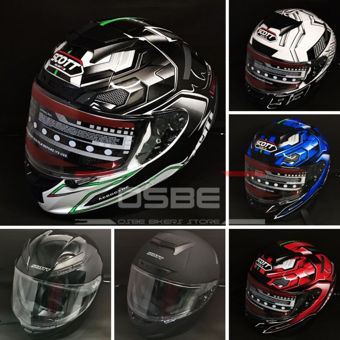 HELM FF SCOTT RX7 X-14 FULL FACE / HELM FULL FACE LIMITED EDITION - MATT BLACK, M/L