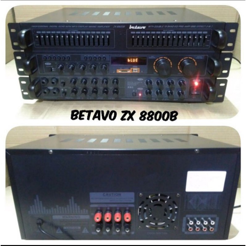 Power Ampli Betavo Zx8800B Original Amplifier karaoke Zx8800B Zx8800
