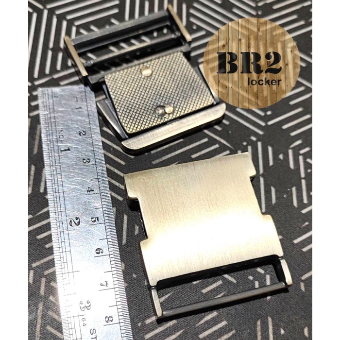 klip tali tas / Buckles / Kunci sodok Metal 38 mm warna atg