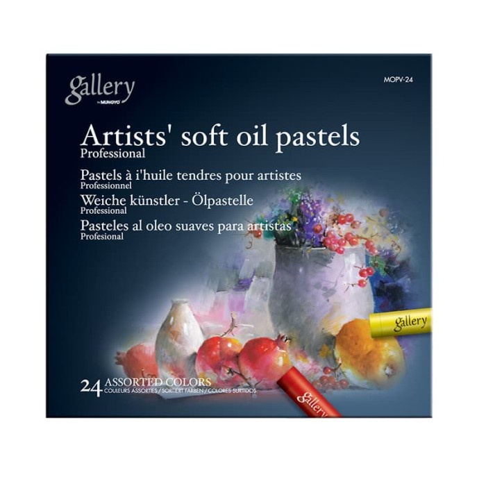 

[SL-0729] MurMer Mungyo - Artist Soft Oil Pastel/Crayon Minyak 24 PCS