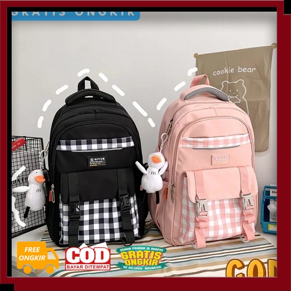 TAS LAPTOP MODEL BARU KUAT TAHAN LAMA /Ts Wnta Model Korean Tad Cewe Viral 2023 Ransel Wanita Dewasa