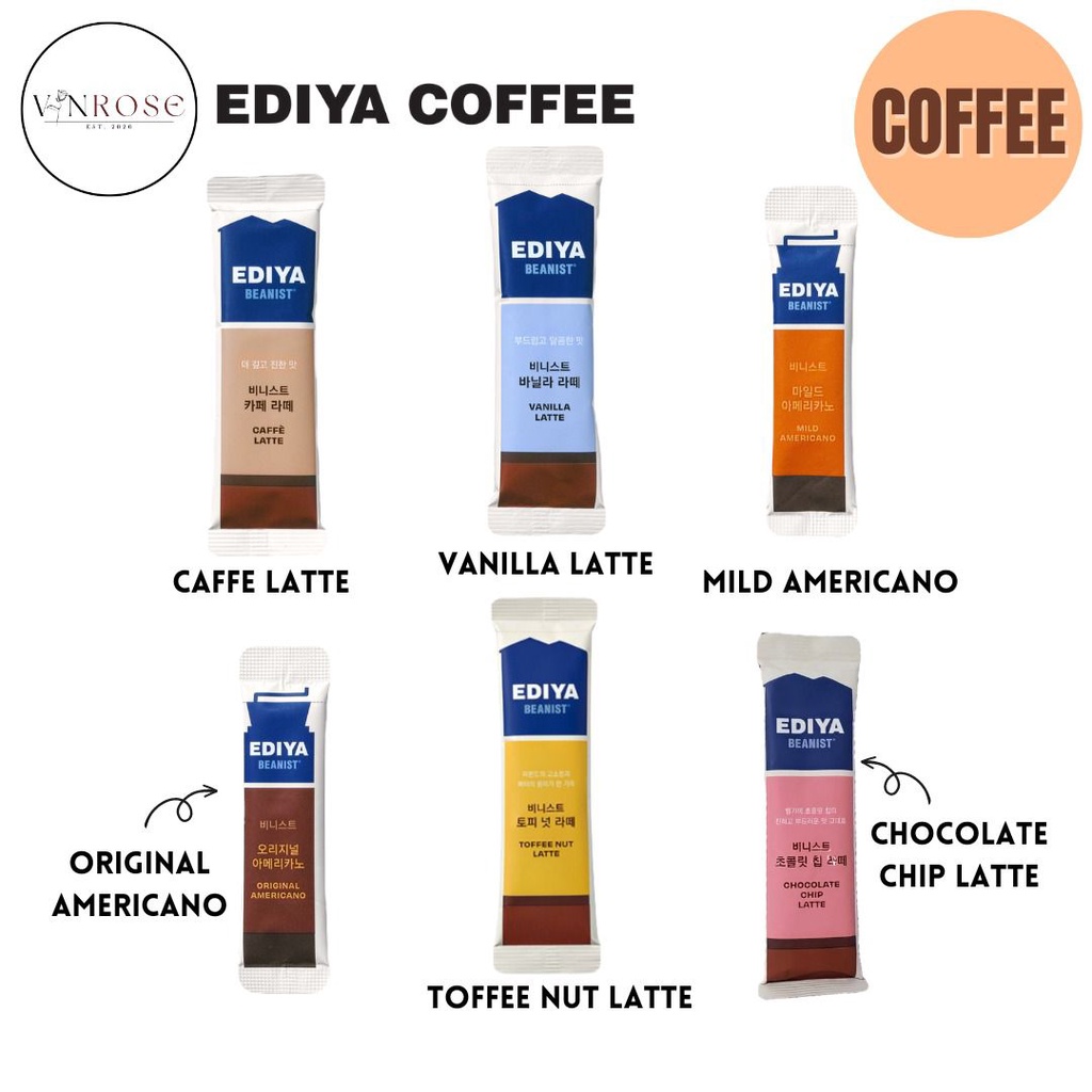 

[10 Sachet] Ediya Beanist Special Edition Korea Coffee Instant Kopi