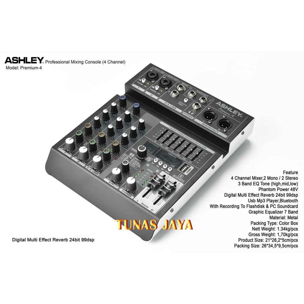 MIXER ASHLEY PREMIUM-4 MIXER ASHLEY PREMIUM4 ASHLEY PREMIUM 4 ORIGINAL