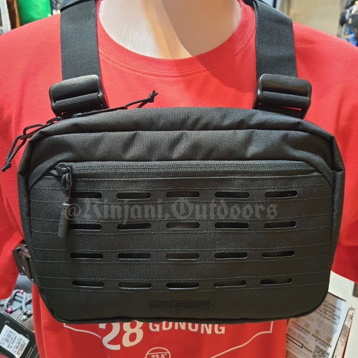 SHOULDER BAG EIGER MAVERIC 2 ORIGNAL TAS DADA EIGER CHEST PACK MAVERIC - Hitam