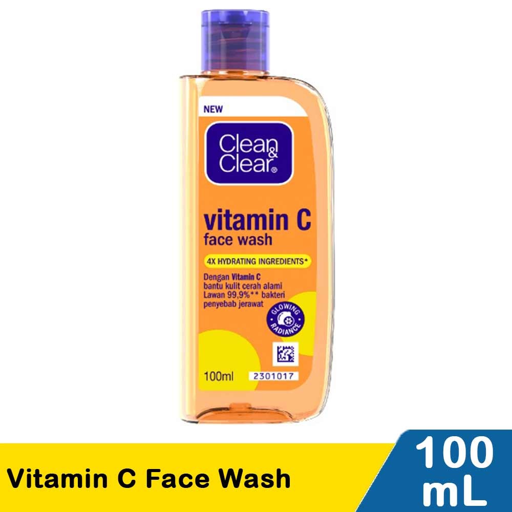 CLEAN & CLEAR VITAMIN C FACE WASH  100mL