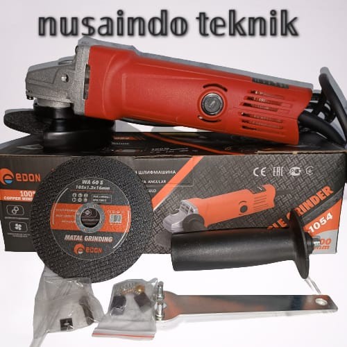 EDON ED1-1054 MESIN GERINDA TANGAN ANGLE GRINDER