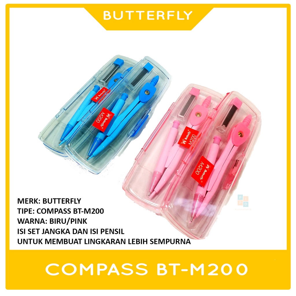 

BUTTERFLY - Compass - Jangka BT M200 - Set