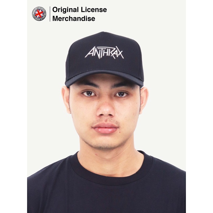 Topi Hat Baseball Cap Pria Wanita Band ANTHRAX Ori Sonic Sliver Logo