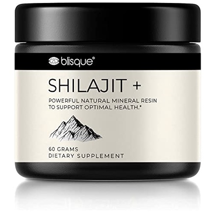 Blisque – Pure Himalayan Shilajit Resin Supplement | Authentic,