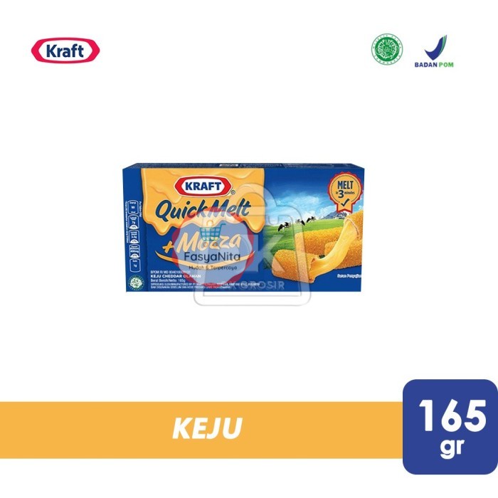 

Kraft Biru Quick Melt / Keju Cepat Leleh [165 g] - FasyAnita Mart Denpasar