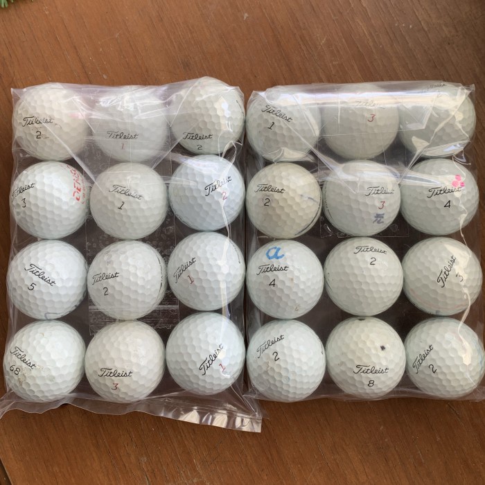 [Terbaru] Bola golf Titleist Pro v1 & v1x kualitas OK