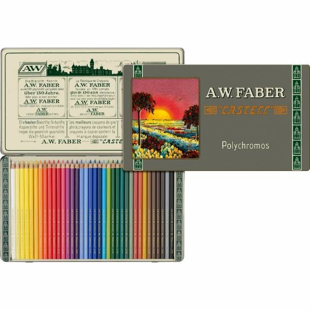 A.W. Faber Castell Polychromos limited edition 111th Set 12/24/36 pcs - 12 warna
