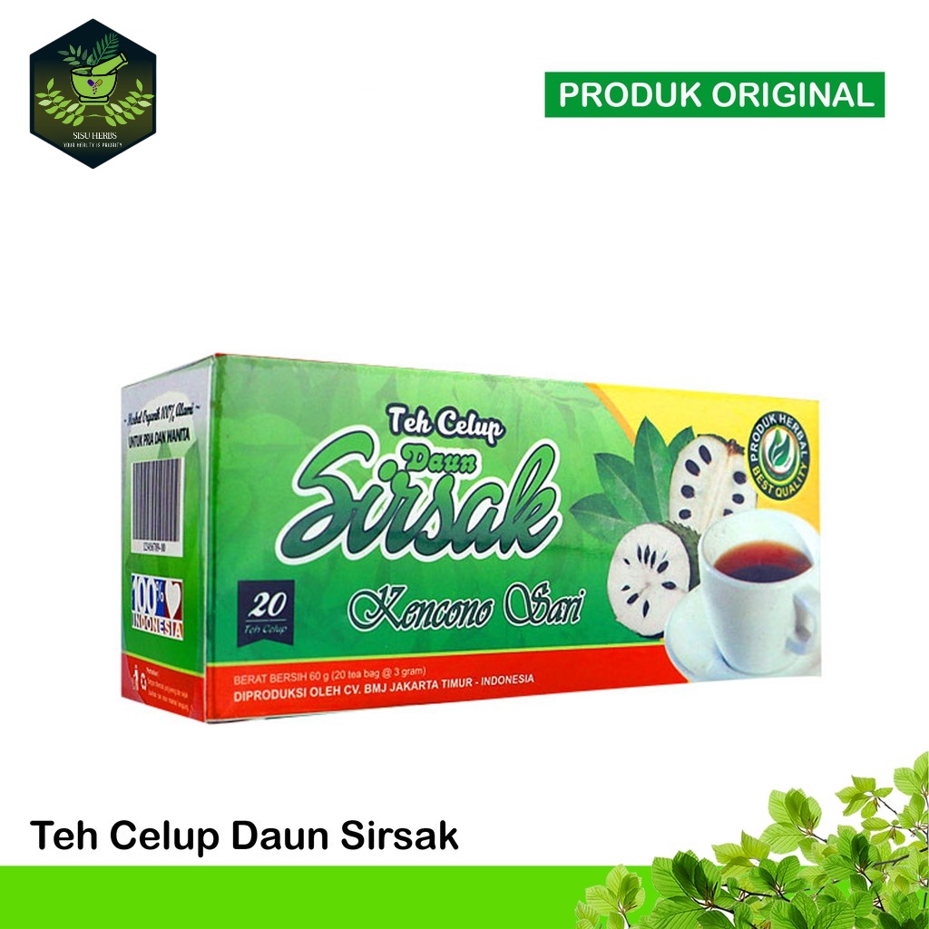 

Teh Celup Daun Sirsak Kencono Sari ASLI