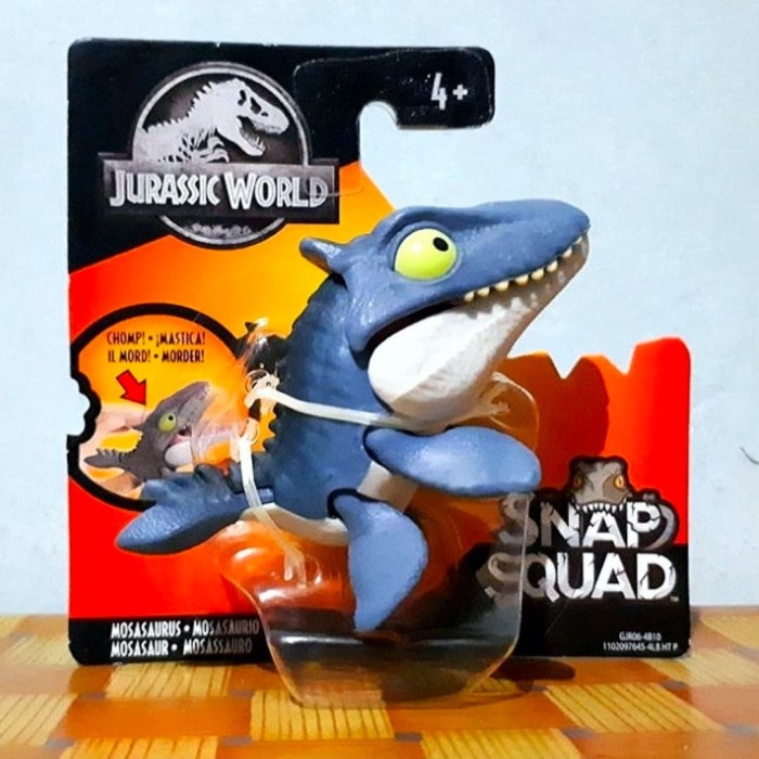 JURASSIC WORLD SNAP SQUAD MOSASAURUS WAVE 4