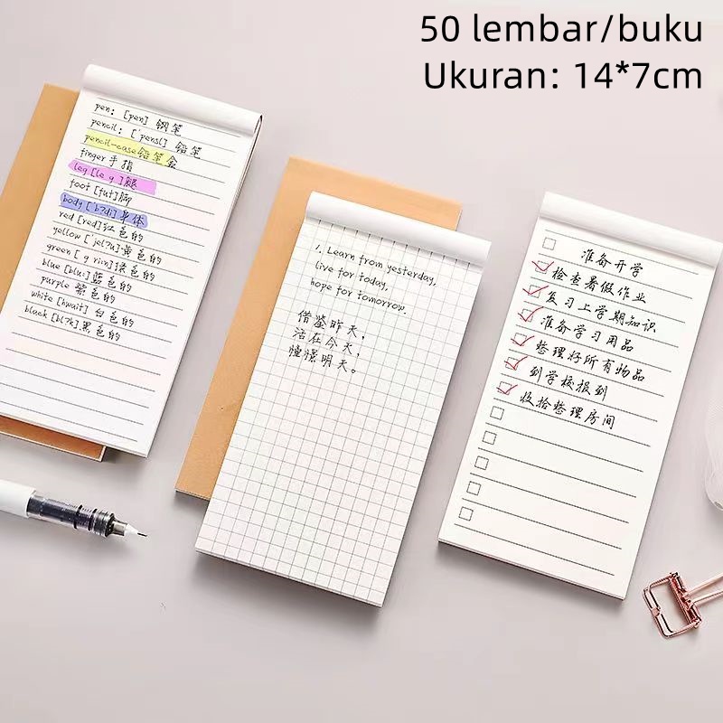 

Catatan Portabel Mini Notepad/Notebook Kecil Kantor Sekolah/Buku Kecil Memo Harian