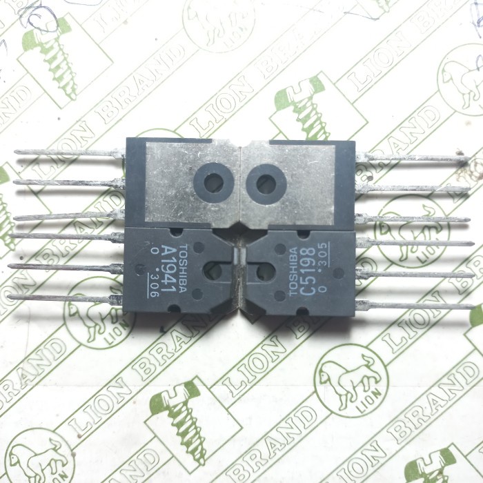 

Transistor ORIGINAL SUPER Toshiba A1941 C5198 A 1941 C 5198 JAPAN 1SET ori asli