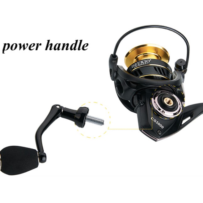 Reel Pancing Tridentech Silver Rays Saltwater Resistance Power Handle  7000/6000/5000/3500 Smooth